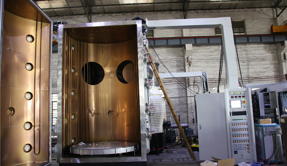 PVD coating machine and metal finishing equipment in Dubai facility